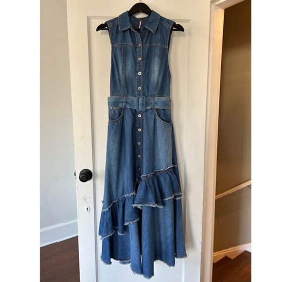 Free People Beau Midi Dress - Picture 4 of 5